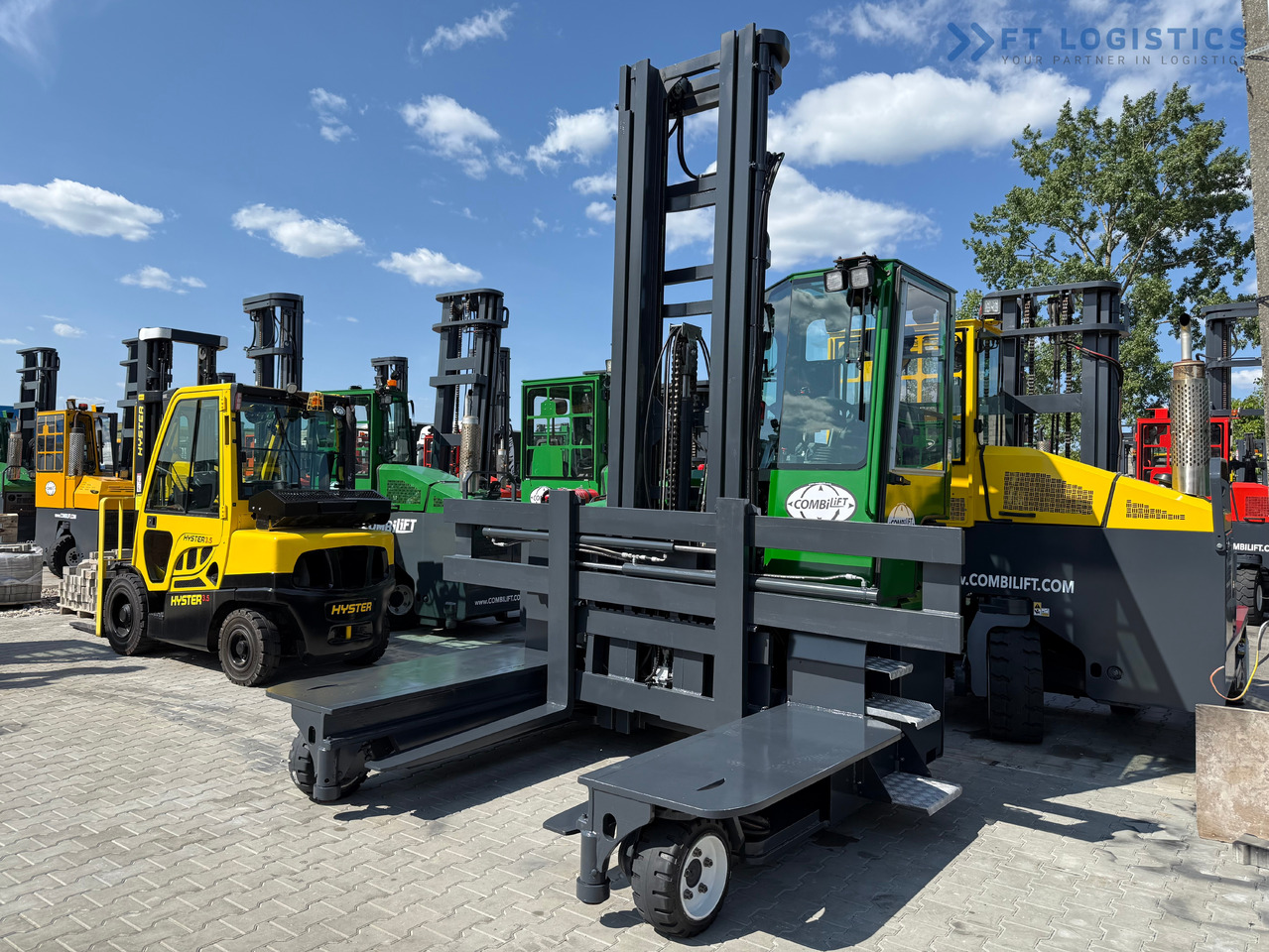 COMBILIFT C5000E / ELECTRIC / TRIPLEX 8300MM / FULL FREE LIFT / WIDE POSITIONER / FORK SIDESHIFT / BATTERY LIKE NEW - 4-cestný skladový zakladač: obrázok 2 COMBILIFT C5000E / ELECTRIC / TRIPLEX 8300MM / FULL FREE LIFT / WIDE POSITIONER / FORK SIDESHIFT / BATTERY LIKE NEW - 4-cestný skladový zakladač: obrázok 2