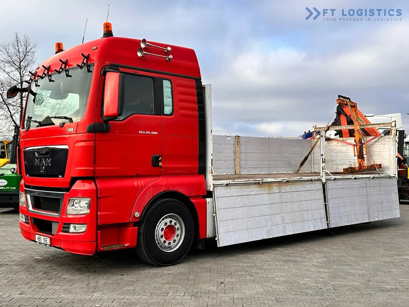 MAN TGX 26.480 Ciężarówka burtowa MAN TGX 26.480 6X2 / PALFINGER PK9002-EH B Crane / 80% Michelin - Auto s hydraulickou rukou: obrázok 2 MAN TGX 26.480 Ciężarówka burtowa MAN TGX 26.480 6X2 / PALFINGER PK9002-EH B Crane / 80% Michelin - Auto s hydraulickou rukou: obrázok 2