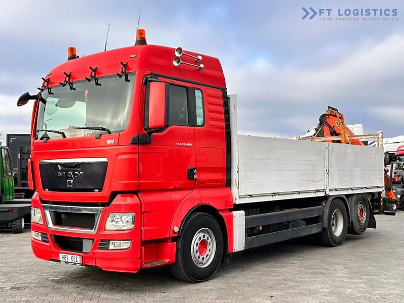 MAN TGX 26.480 Ciężarówka burtowa MAN TGX 26.480 6X2 / PALFINGER PK9002-EH B Crane / 80% Michelin - Auto s hydraulickou rukou: obrázok 4 MAN TGX 26.480 Ciężarówka burtowa MAN TGX 26.480 6X2 / PALFINGER PK9002-EH B Crane / 80% Michelin - Auto s hydraulickou rukou: obrázok 4