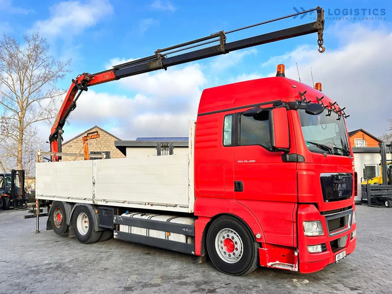 MAN TGX 26.480 Ciężarówka burtowa MAN TGX 26.480 6X2 / PALFINGER PK9002-EH B Crane / 80% Michelin Tire Dodać do ulubionych - Auto s hydraulickou rukou: obrázok 5 MAN TGX 26.480 Ciężarówka burtowa MAN TGX 26.480 6X2 / PALFINGER PK9002-EH B Crane / 80% Michelin Tire Dodać do ulubionych - Auto s hydraulickou rukou: obrázok 5