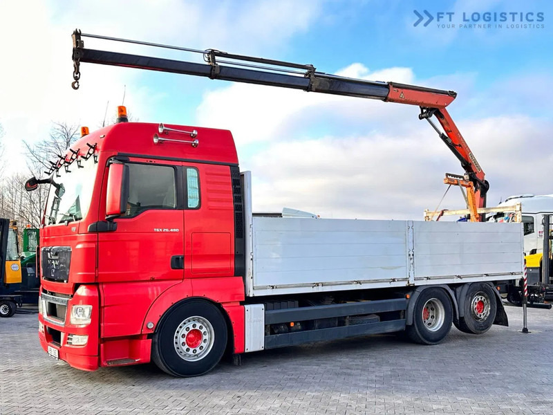 MAN TGX 26.480 Ciężarówka burtowa MAN TGX 26.480 6X2 / PALFINGER PK9002-EH B Crane / 80% Michelin Tire Dodać do ulubionych - Auto s hydraulickou rukou: obrázok 1 MAN TGX 26.480 Ciężarówka burtowa MAN TGX 26.480 6X2 / PALFINGER PK9002-EH B Crane / 80% Michelin Tire Dodać do ulubionych - Auto s hydraulickou rukou: obrázok 1