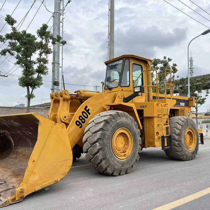 Used CAT 980f 980g 980c Wheel Loader Second Hand Condition CAT 966H 966F 966E 966G Front Loaders for Sale - Kolesový nakladač: obrázok 1 Used CAT 980f 980g 980c Wheel Loader Second Hand Condition CAT 966H 966F 966E 966G Front Loaders for Sale - Kolesový nakladač: obrázok 1