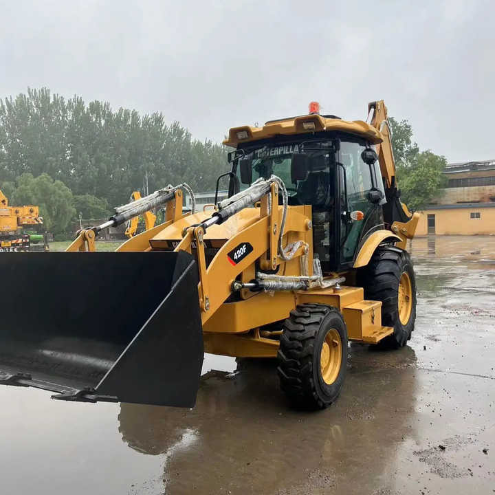 Used Wheel Loader CAT420F Caterpillar 420F Construction Machinery Mini Wheel Skid Steer Loader in Stock - Rýpadlo-nakladač: obrázok 1 Used Wheel Loader CAT420F Caterpillar 420F Construction Machinery Mini Wheel Skid Steer Loader in Stock - Rýpadlo-nakladač: obrázok 1