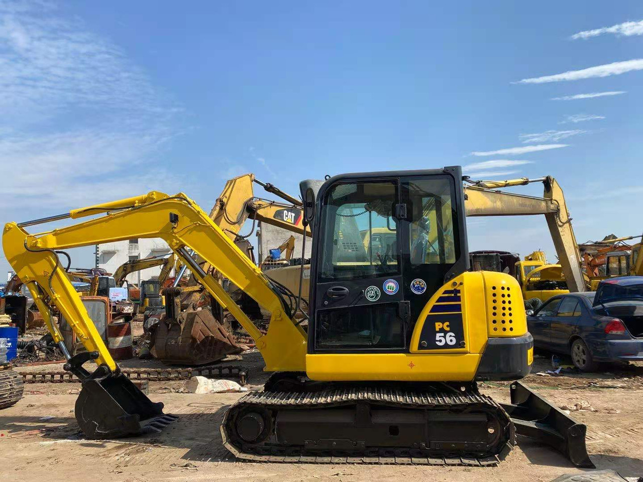 KOMATSU PC56 - Pásové rýpadlo: obrázok 4 KOMATSU PC56 - Pásové rýpadlo: obrázok 4