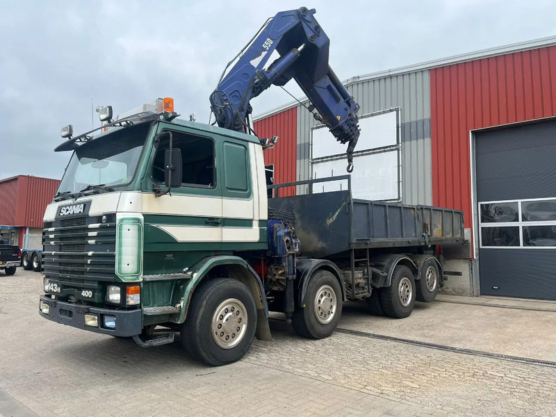 Scania R143-400 V8 143 v8 - Auto s hydraulickou rukou: obrázok 1 Scania R143-400 V8 143 v8 - Auto s hydraulickou rukou: obrázok 1