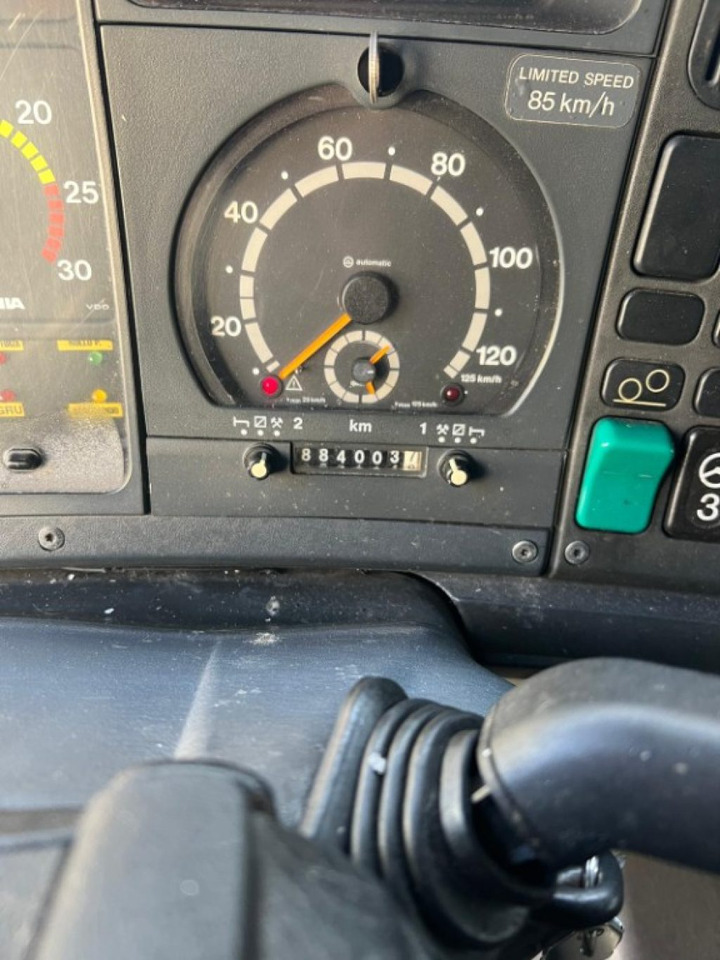 Hákový nosič kontajnerov SCANIA CV R124 SCARRABILE CON GRU E POLIPO: obrázok 9