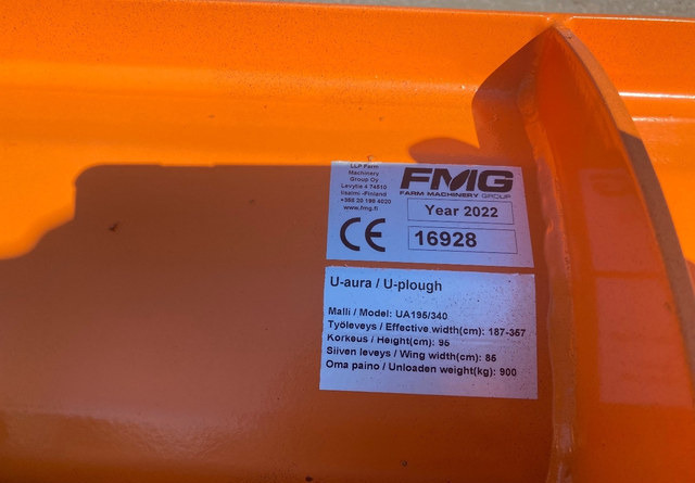 FMGUA195/340 - Radlica na sneh: obrázok 3 FMGUA195/340 - Radlica na sneh: obrázok 3