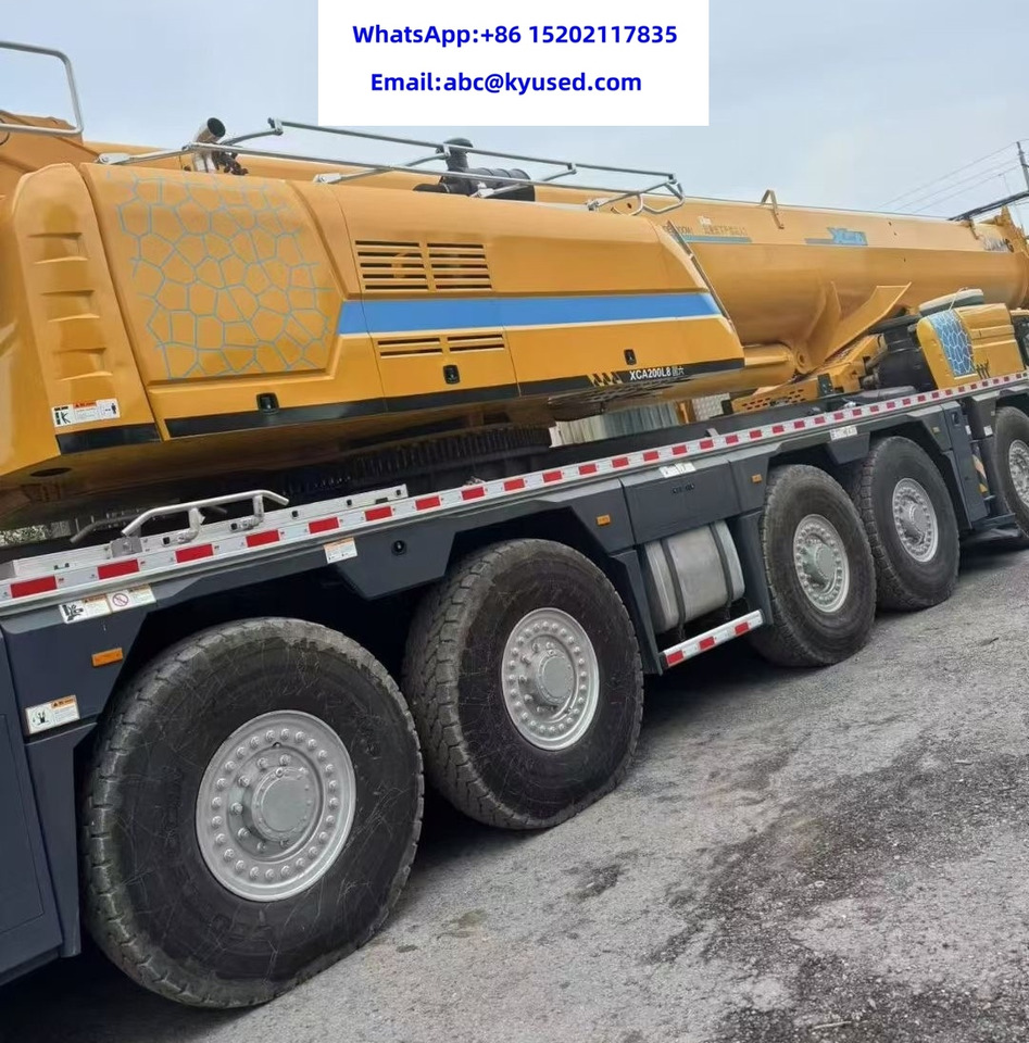XCMG XCA200 XCA220 XCA300 XCA350 200TON 220T 300T 350T All terrain crane - Žeriav pre všetky terény: obrázok 4 XCMG XCA200 XCA220 XCA300 XCA350 200TON 220T 300T 350T All terrain crane - Žeriav pre všetky terény: obrázok 4