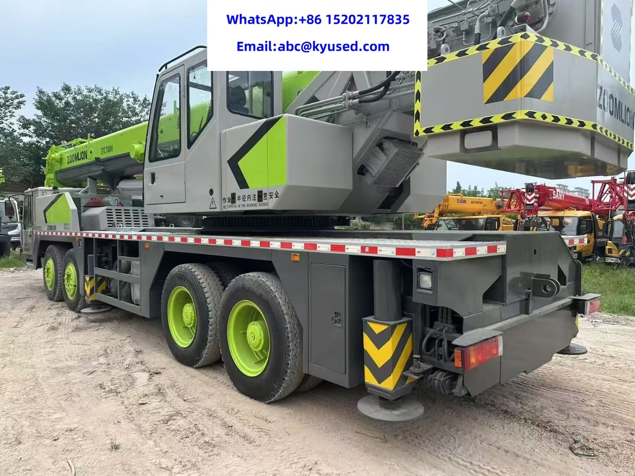 ZOOMLION QY70V ZTC700V QY80V ZTC800V 70TON 80TON CRANE - Autožeriav: obrázok 3 ZOOMLION QY70V ZTC700V QY80V ZTC800V 70TON 80TON CRANE - Autožeriav: obrázok 3