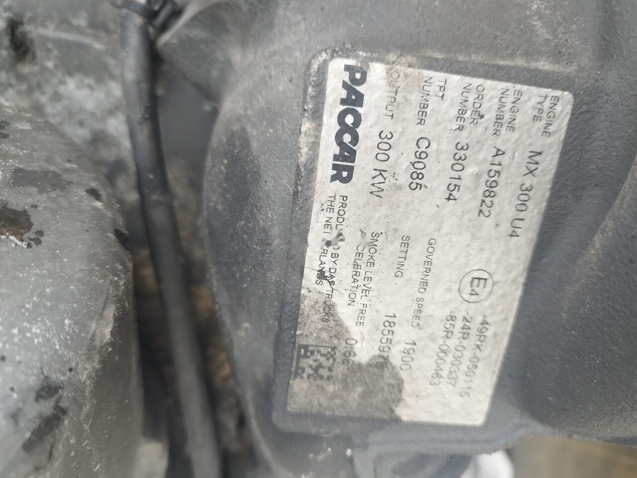 DAF MX 300 U4 DAF XF, CF - Motor pre Nákladné auto: obrázok 4 DAF MX 300 U4 DAF XF, CF - Motor pre Nákladné auto: obrázok 4