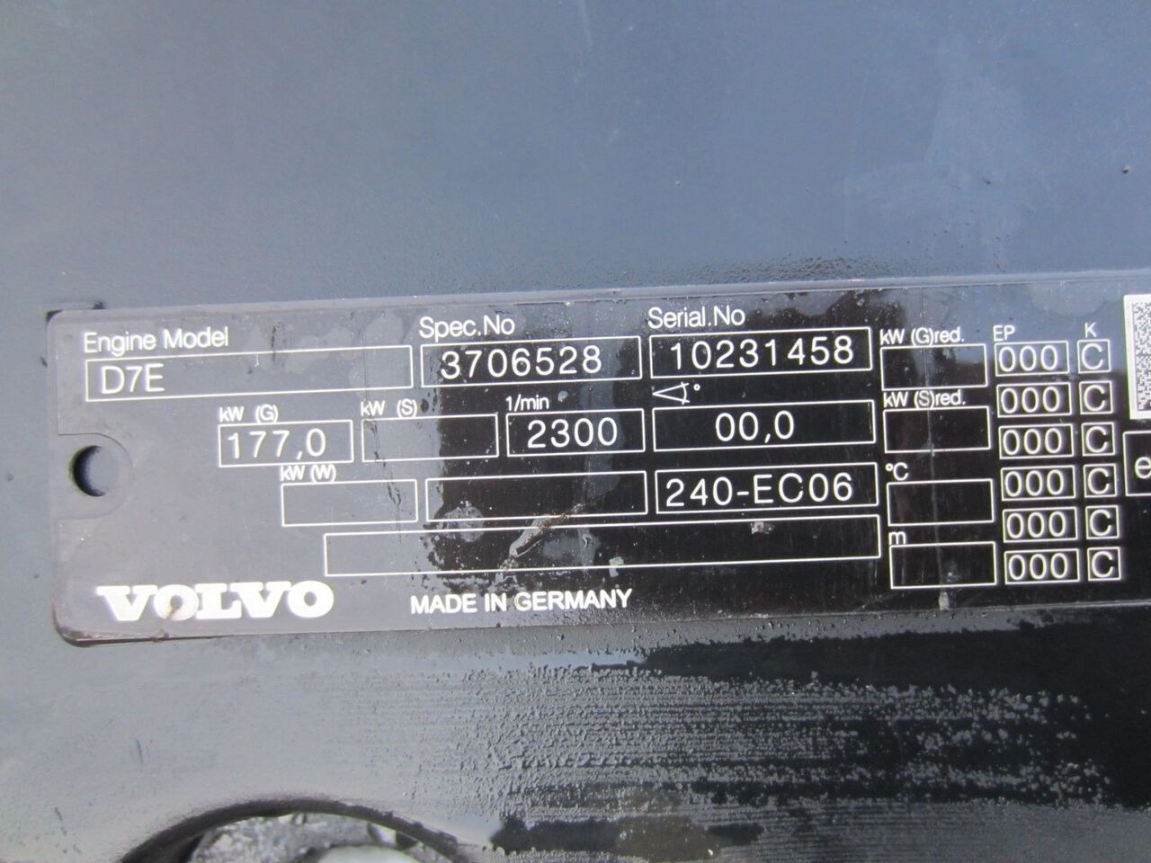 Volvo D7E 240 Volvo FL - Motor pre Nákladné auto: obrázok 4 Volvo D7E 240 Volvo FL - Motor pre Nákladné auto: obrázok 4