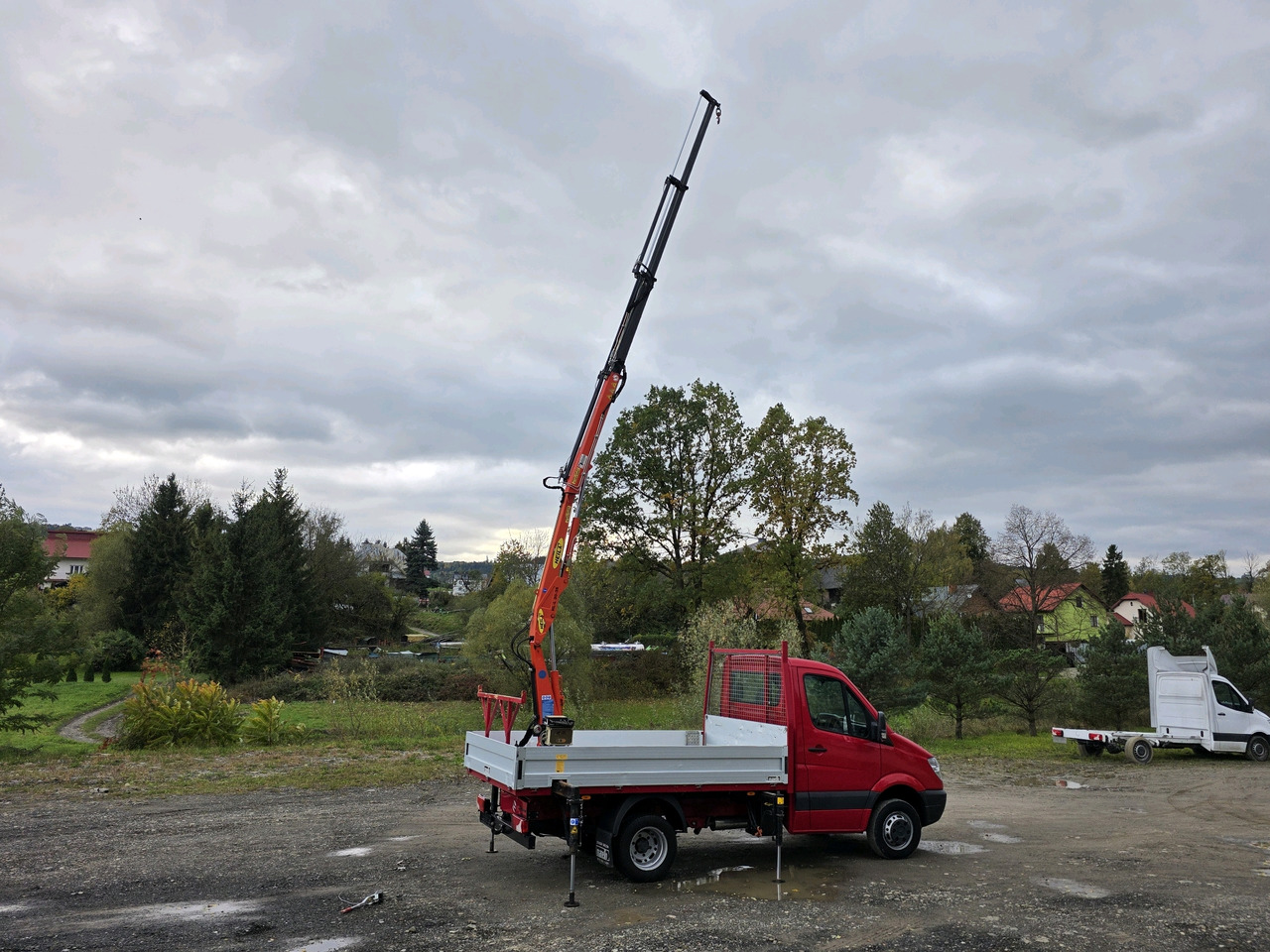 Dodávka valník Mercedes-Benz Sprinter 418 CDI Skrzynia +HDS 10.5 M +Pilot  ! 87000km !: obrázok 7