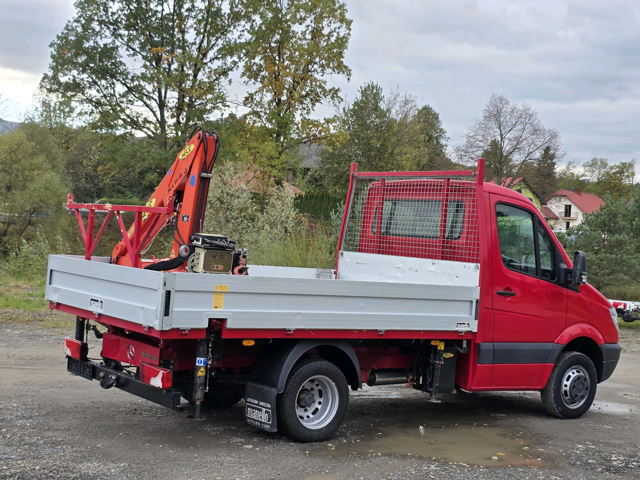 Dodávka valník Mercedes-Benz Sprinter 418 CDI Skrzynia +HDS 10.5 M +Pilot  ! 87000km !: obrázok 12