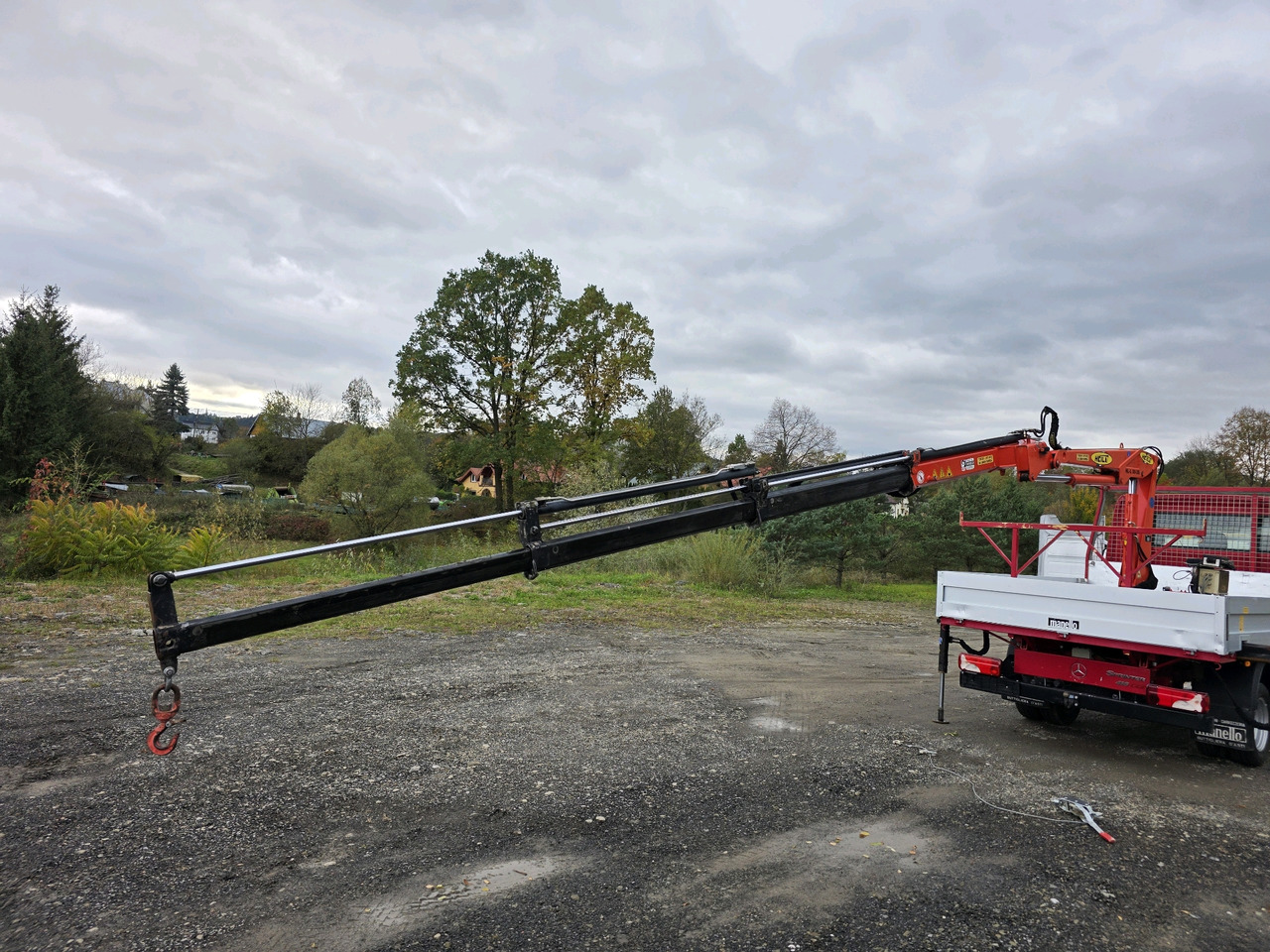 Dodávka valník Mercedes-Benz Sprinter 418 CDI Skrzynia +HDS 10.5 M +Pilot  ! 87000km !: obrázok 9