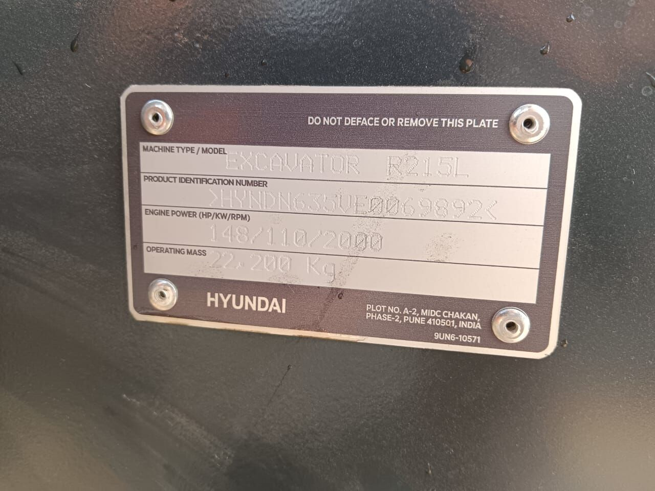 New Hyundai R215L tracked excavator - Pásové rýpadlo: obrázok 3 New Hyundai R215L tracked excavator - Pásové rýpadlo: obrázok 3