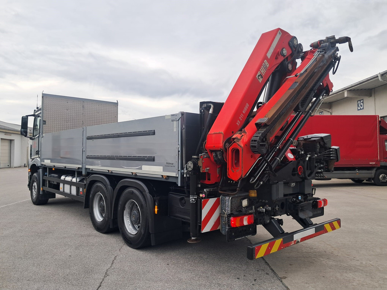 MERCEDES-BENZ AROCS 28.51 | 6x4| Retarder |Kran |Klima | Euro 6 - Valníkový/ Plošinový nákladný automobil, Auto s hydraulickou rukou: obrázok 5 MERCEDES-BENZ AROCS 28.51 | 6x4| Retarder |Kran |Klima | Euro 6 - Valníkový/ Plošinový nákladný automobil, Auto s hydraulickou rukou: obrázok 5