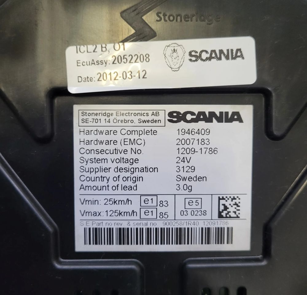 LICZNIK SCANIA R CP OM 2052208 CHWALIM116 - Palubná doska pre Nákladné auto: obrázok 3 LICZNIK SCANIA R CP OM 2052208 CHWALIM116 - Palubná doska pre Nákladné auto: obrázok 3