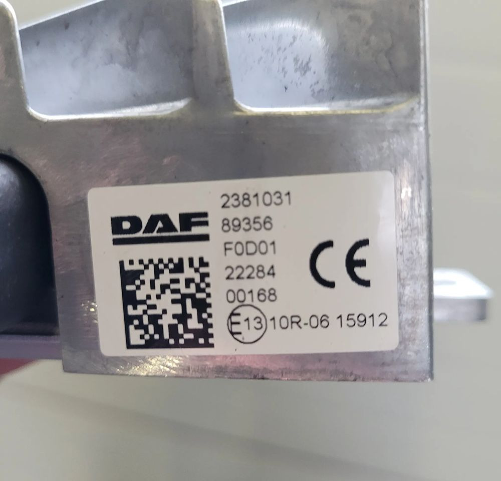 MODUL KOMPUTER DAF XF 2381031 - Riadiaca jednotka pre Nákladné auto: obrázok 2 MODUL KOMPUTER DAF XF 2381031 - Riadiaca jednotka pre Nákladné auto: obrázok 2