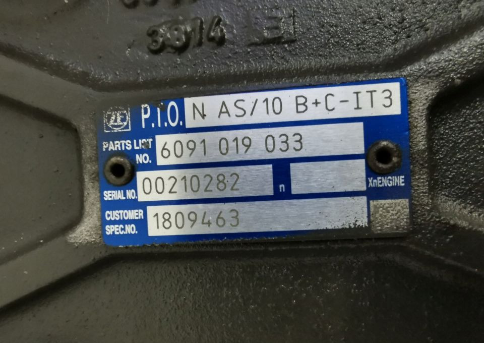 PRZYSTAWKA SKRZYNI BIEGÓW ZF PTO N AS/10 B+C - IT3 - Prevodovka a diely pre Nákladné auto: obrázok 4 PRZYSTAWKA SKRZYNI BIEGÓW ZF PTO N AS/10 B+C - IT3 - Prevodovka a diely pre Nákladné auto: obrázok 4