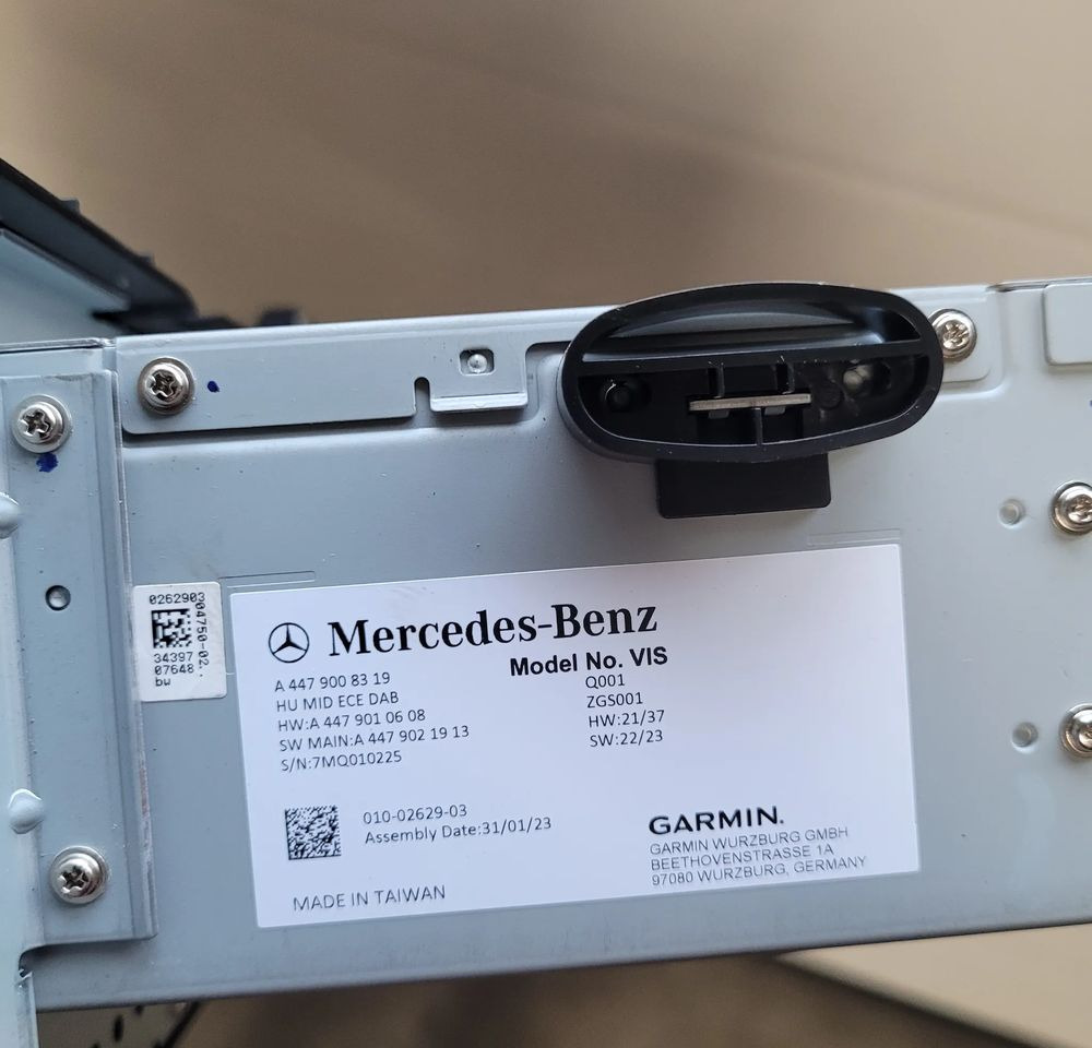 RADIO GARMIN MERCRDES VITO A4479008319 CHWALIM116 - Elektrický systém pre Dodávka: obrázok 3 RADIO GARMIN MERCRDES VITO A4479008319 CHWALIM116 - Elektrický systém pre Dodávka: obrázok 3