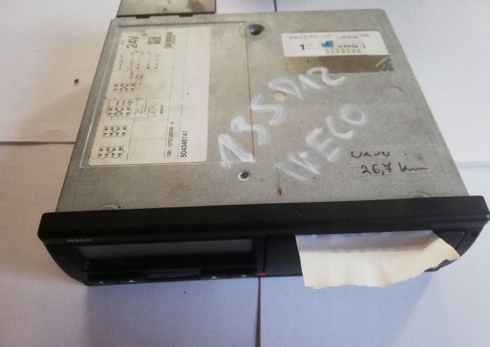 TACHOGRAF IVECO STRALIS 504346141 1,3A - Tachograf pre Nákladné auto: obrázok 1 TACHOGRAF IVECO STRALIS 504346141 1,3A - Tachograf pre Nákladné auto: obrázok 1