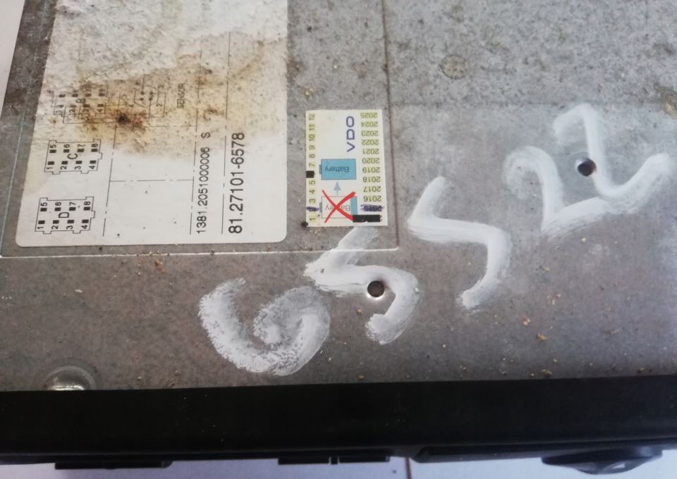 TACHOGRAF MAN TGX TGS 81.27101-6578 - Tachograf pre Nákladné auto: obrázok 2 TACHOGRAF MAN TGX TGS 81.27101-6578 - Tachograf pre Nákladné auto: obrázok 2