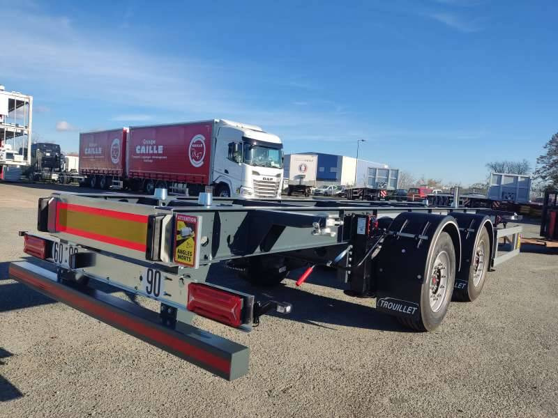 Remorque 2 Essieux 19T PORTE CAISSE MOBILE - Príves preprava kontajnerov/ Výmenná nadstavba: obrázok 3 Remorque 2 Essieux 19T PORTE CAISSE MOBILE - Príves preprava kontajnerov/ Výmenná nadstavba: obrázok 3
