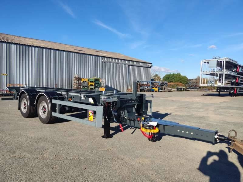 Remorque 2 Essieux 19T PORTE CAISSE MOBILE - Príves preprava kontajnerov/ Výmenná nadstavba: obrázok 1 Remorque 2 Essieux 19T PORTE CAISSE MOBILE - Príves preprava kontajnerov/ Výmenná nadstavba: obrázok 1