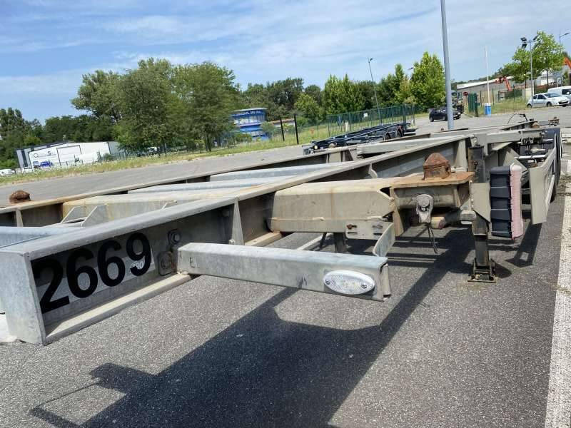 Semi-remorque 3 Essieux 38 TONNES CHARIOT COULISSANT - Náves preprava kontajnerov/ Výmenná nadstavba: obrázok 1 Semi-remorque 3 Essieux 38 TONNES CHARIOT COULISSANT - Náves preprava kontajnerov/ Výmenná nadstavba: obrázok 1