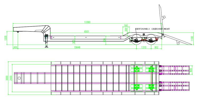 TITAN 2 Axle 50 Ton Low Bed Trailer for Sale In Nigeria Lagos - Náves podvalník: obrázok 4 TITAN 2 Axle 50 Ton Low Bed Trailer for Sale In Nigeria Lagos - Náves podvalník: obrázok 4