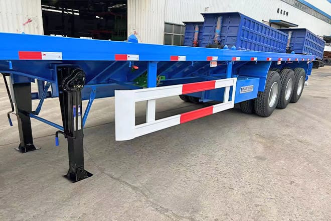 TITAN 3 Axle Flatbed Semi Trailer Manufacturers for Sale in Ghana - Plošinový/ Valníkový náves: obrázok 2 TITAN 3 Axle Flatbed Semi Trailer Manufacturers for Sale in Ghana - Plošinový/ Valníkový náves: obrázok 2