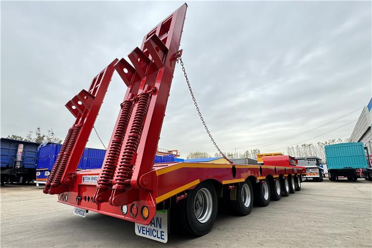 TITAN 7 Axle 120 Ton Lowbed Trailer for Sale In Saudi Arabia - Náves podvalník: obrázok 2 TITAN 7 Axle 120 Ton Lowbed Trailer for Sale In Saudi Arabia - Náves podvalník: obrázok 2