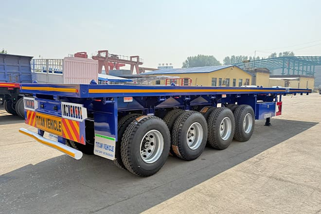 TITAN Heavy Duty 4 Axle Flatbed Trailer in Guam - Plošinový/ Valníkový náves: obrázok 2 TITAN Heavy Duty 4 Axle Flatbed Trailer in Guam - Plošinový/ Valníkový náves: obrázok 2