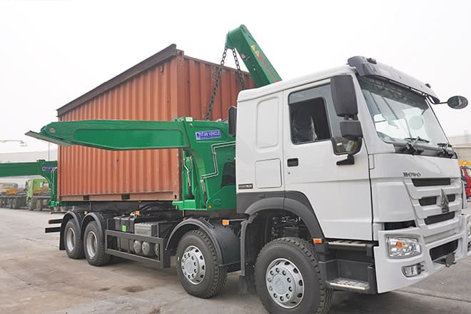 XCMG 20 Ft Side Loader Truck for Sale in Zambia - Kontejnérový podvozek/ Výměnná nástavba: obrázok 5 XCMG 20 Ft Side Loader Truck for Sale in Zambia - Kontejnérový podvozek/ Výměnná nástavba: obrázok 5
