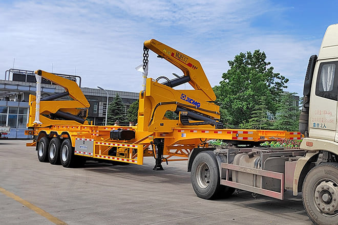 XCMG 40T Container Side Lift Trailer for Sale in Tanzania - Náves preprava kontajnerov/ Výmenná nadstavba: obrázok 3 XCMG 40T Container Side Lift Trailer for Sale in Tanzania - Náves preprava kontajnerov/ Výmenná nadstavba: obrázok 3
