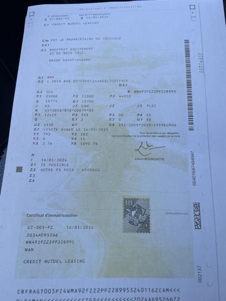 MAN TGS 35.480 - Plachtové nákladné vozidlo: obrázok 5 MAN TGS 35.480 - Plachtové nákladné vozidlo: obrázok 5