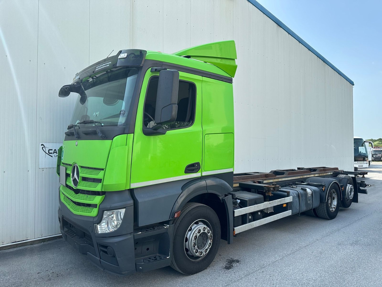 Mercedes-Benz Actros 2748 Wiesel Mafi Telberg - Kontejnérový podvozek/ Výměnná nástavba, Auto s hydraulickou rukou: obrázok 1 Mercedes-Benz Actros 2748 Wiesel Mafi Telberg - Kontejnérový podvozek/ Výměnná nástavba, Auto s hydraulickou rukou: obrázok 1