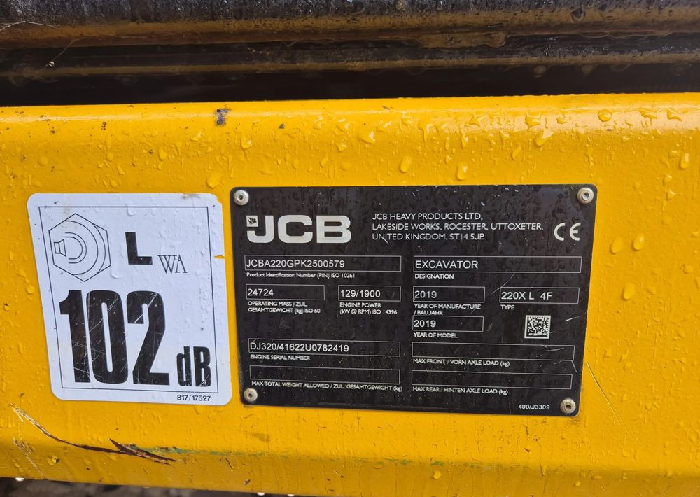 JCB 220XLC - Pásové rýpadlo: obrázok 2 JCB 220XLC - Pásové rýpadlo: obrázok 2