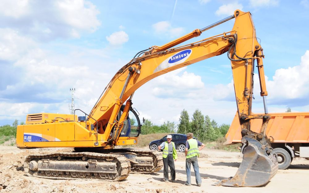 Zwolnica koparki Samsung SE 450 LC - Pásové rýpadlo: obrázok 3 Zwolnica koparki Samsung SE 450 LC - Pásové rýpadlo: obrázok 3