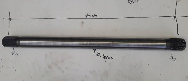 MOST ZF WY 224.0 M0ST POŁOS Z 36/36 - Transmisie: obrázok 2 MOST ZF WY 224.0 M0ST POŁOS Z 36/36 - Transmisie: obrázok 2