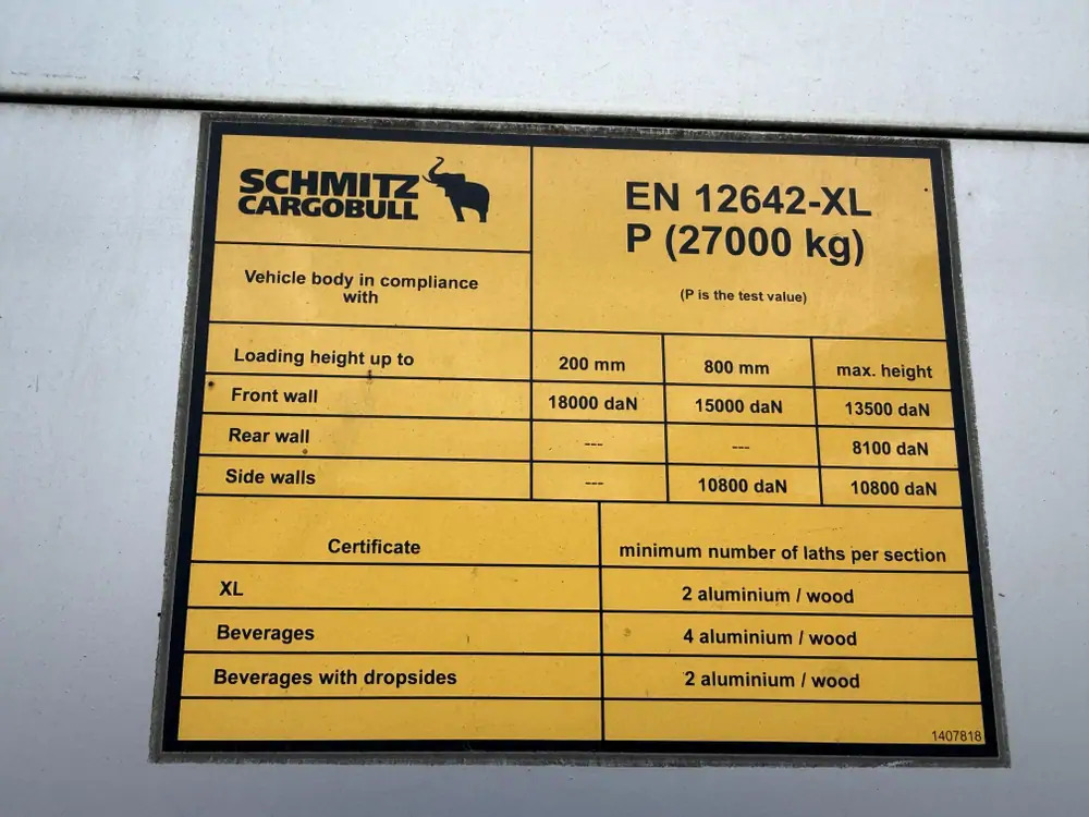 Schimtz Cargobull SCB*S3T*Tautliner - Plachtový náves: obrázok 5 Schimtz Cargobull SCB*S3T*Tautliner - Plachtový náves: obrázok 5