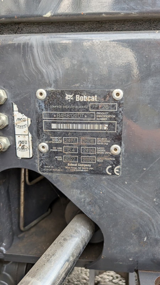 BOBCAT E 26 - Mini rýpadlo: obrázok 5 BOBCAT E 26 - Mini rýpadlo: obrázok 5