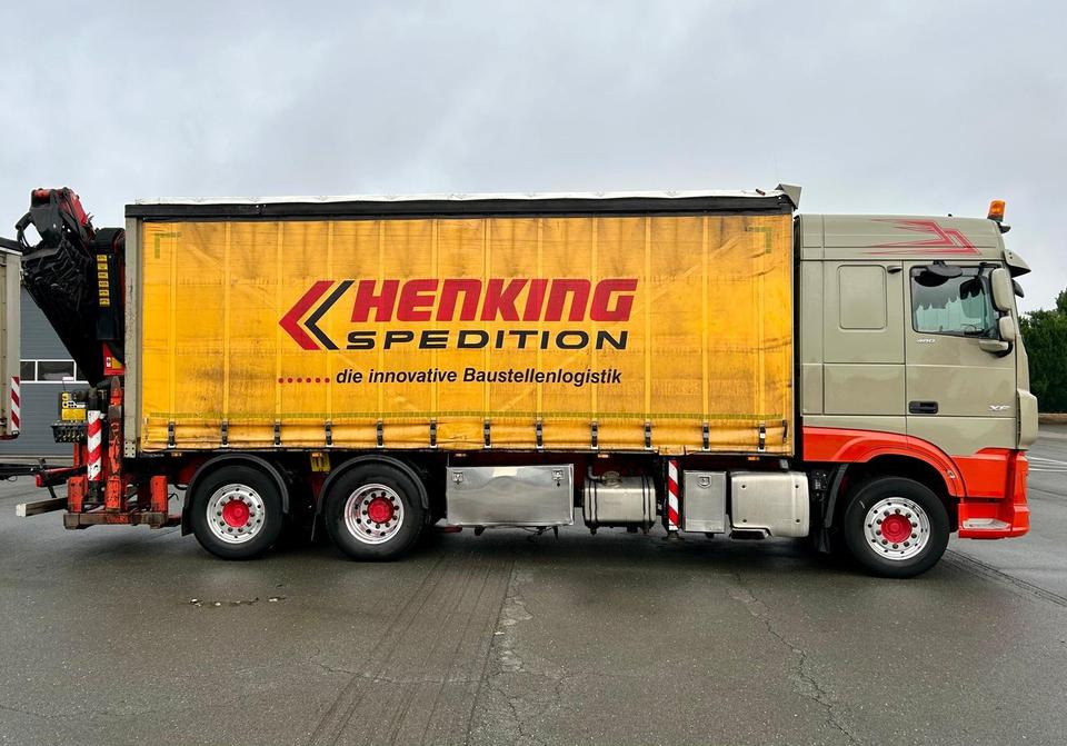 DAF XF 460 FAN + PALFINGER + 16mtr + Lenkachse + EURO 6 - Plachtové nákladné vozidlo: obrázok 4 DAF XF 460 FAN + PALFINGER + 16mtr + Lenkachse + EURO 6 - Plachtové nákladné vozidlo: obrázok 4