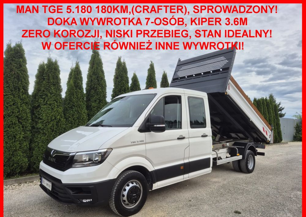 MAN MAN TGE 5.180 180KM - Dodávka sklápač: obrázok 2 MAN MAN TGE 5.180 180KM - Dodávka sklápač: obrázok 2