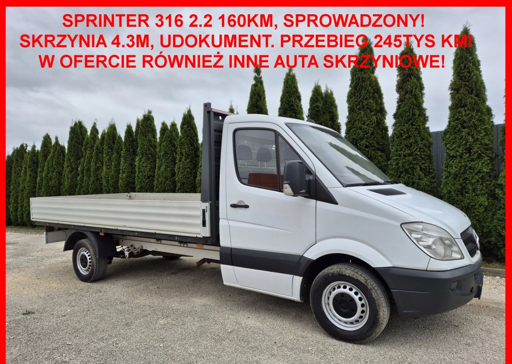 Mercedes-Benz 316CDI 2.2 160KM - Dodávka valník: obrázok 1 Mercedes-Benz 316CDI 2.2 160KM - Dodávka valník: obrázok 1