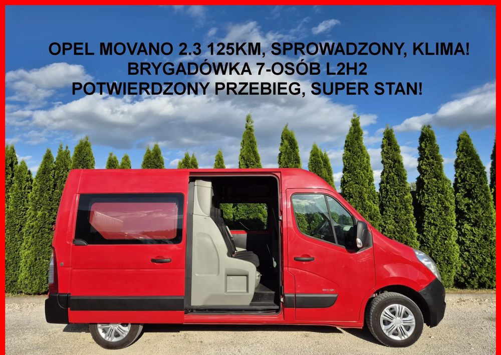 Opel Movano 2.3 125KM L2H2 Dubel Kabina - Dodávkа s dvojitou kabínou: obrázok 2 Opel Movano 2.3 125KM L2H2 Dubel Kabina - Dodávkа s dvojitou kabínou: obrázok 2