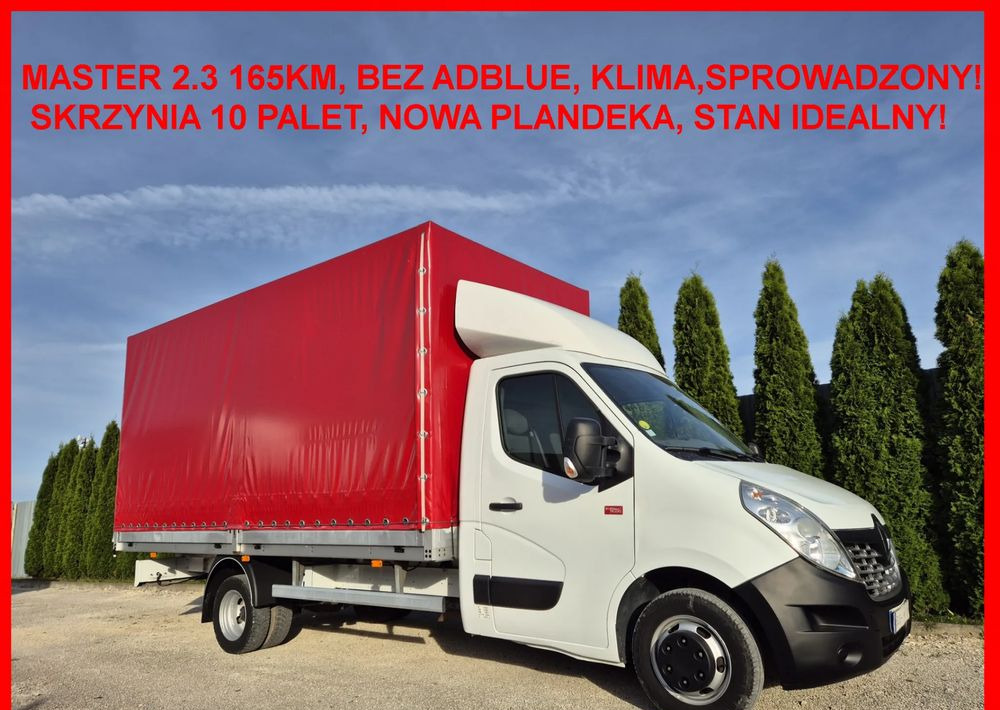 Renault Master 2.3 165KM Bez Adblue Skrzyniowy - Plachtová dodávka: obrázok 1 Renault Master 2.3 165KM Bez Adblue Skrzyniowy - Plachtová dodávka: obrázok 1