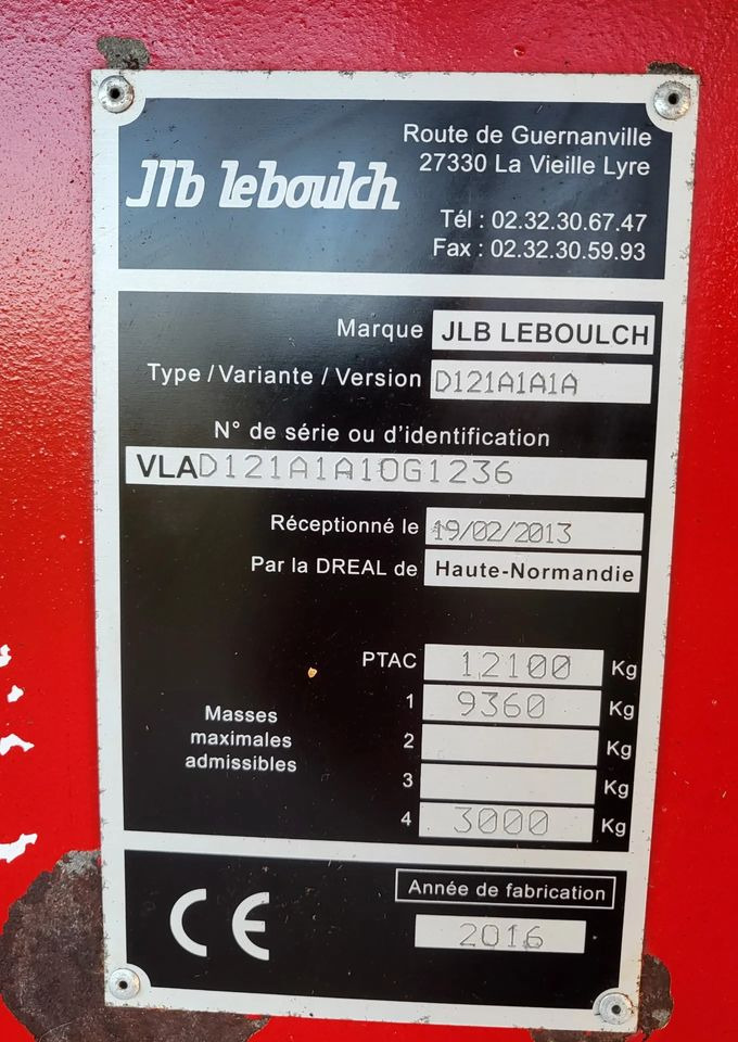Leboulch HVS 51S12 - Rozmetadlo hnoja: obrázok 5 Leboulch HVS 51S12 - Rozmetadlo hnoja: obrázok 5