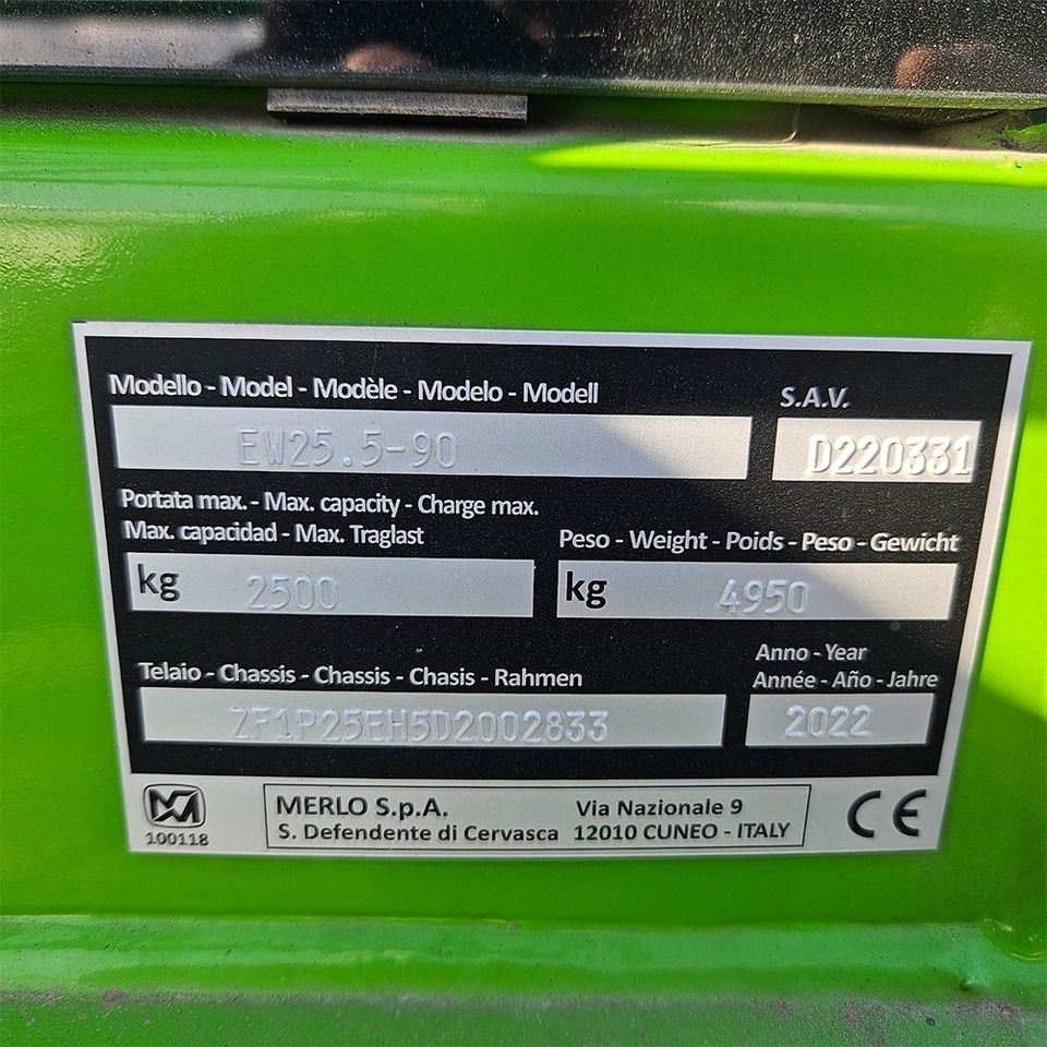 Merlo EW25.5  - Teleskopický nakladač: obrázok 4 Merlo EW25.5  - Teleskopický nakladač: obrázok 4
