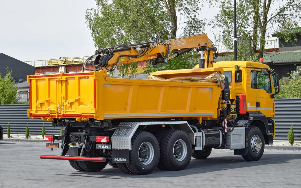 MAN TGS 26.400 / 6x4 / EURO 6 / UDT / HDS FASSI 165 / WYSUW x3 / ROTATOR / CHWYTAK / STEROWANIE RADIOWE / WZMOCNIONA RAMA / WYWROTKA / HYDROBURTA / AUTOMAT / 2017 / NOWE OPONY - 100% / NISKI PRZEBIEG - Sklápač, Auto s hydraulickou rukou: obrázok 5 MAN TGS 26.400 / 6x4 / EURO 6 / UDT / HDS FASSI 165 / WYSUW x3 / ROTATOR / CHWYTAK / STEROWANIE RADIOWE / WZMOCNIONA RAMA / WYWROTKA / HYDROBURTA / AUTOMAT / 2017 / NOWE OPONY - 100% / NISKI PRZEBIEG - Sklápač, Auto s hydraulickou rukou: obrázok 5